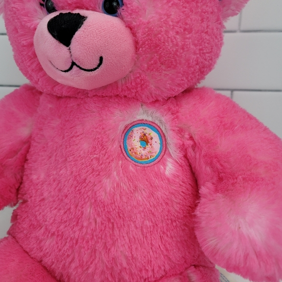 Build A Bear Pink Dount Sprinkles Teddy Bear - Picture 3 of 16